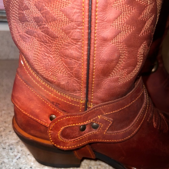 Original Gran Lider leather western riding boots with buckles - Picture 3 of 8